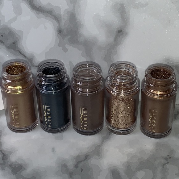 Nocturnals Green & Teal Set MAC PIGMENT & GLITTER SET - Picture 7 of 14